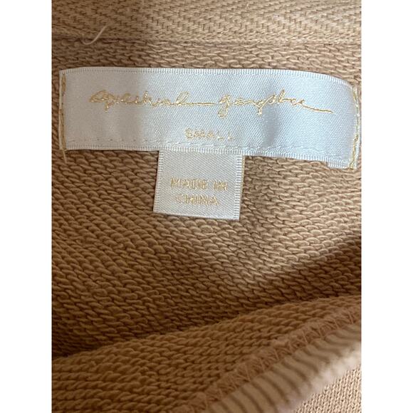 Spiritual Gangster Beige Tan Boat Neck Long Sleeve Sweatshirt Sweater Top Size S - Picture 4 of 5